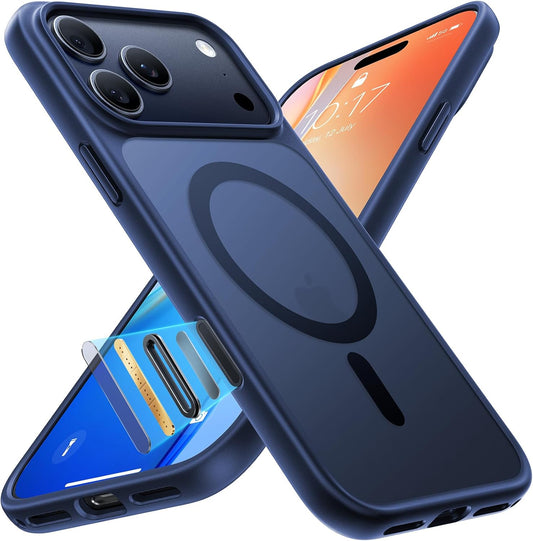 MagSafe shockproof iPhone 17 Pro case with military grade protection